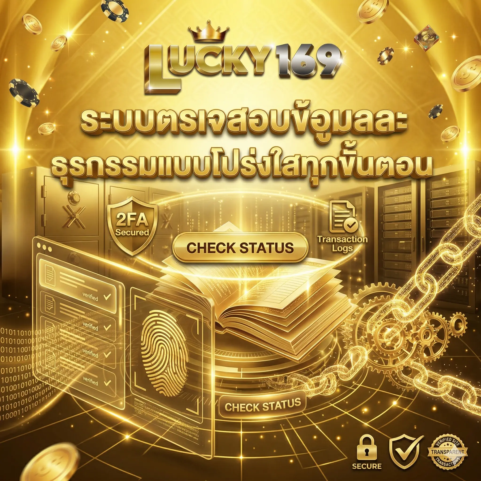 ระบบตรวจสอบข้อมูลและธุรกรรมแบบโปร่งใสทุกขั้นตอน